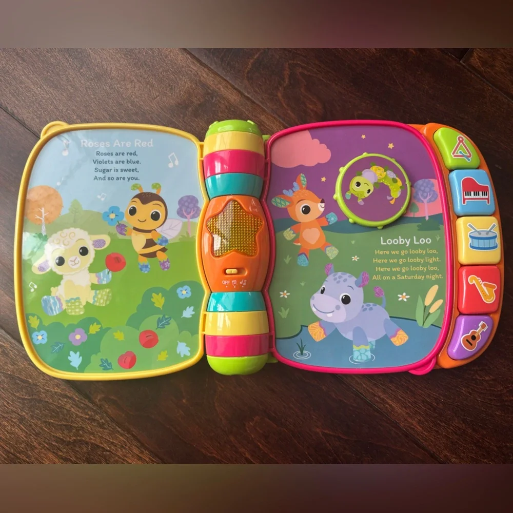 VTech Animal Rhymes Interactive Music Book - Multicolor - Picture 4 of 5